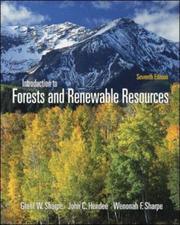Cover of: Introduction To Forest and Renewable Resources by Grant W Sharpe, John C. Hendee, Wenonah F Sharpe