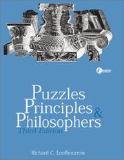 Cover of: Puzzles,Principles  &  Philosophers | Richard C. Loofbourrow