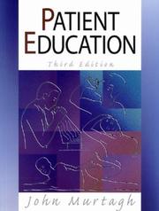 Cover of: Patient Education