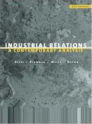 Cover of: Industrial Relations