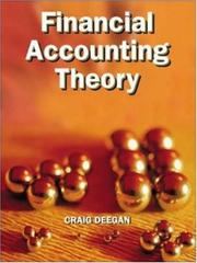 Cover of: Financial Accounting Theory by Craig Deegan