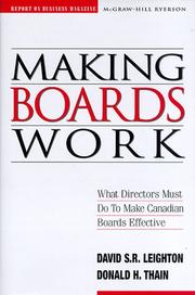 Making boards work by David S.R Leighton, Donald H. Thain