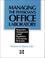 Cover of: Managing Physicians Office Lab