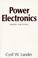 Cover of: Power electronics