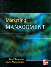 Cover of: Marketing Management by Geoffrey A. Lancaster, Lester Massingham