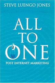 Cover of: 'All-to-one' by Steve Luengo-Jones