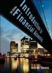 Cover of: An Introduction to Financial Accounting