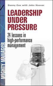 Cover of: Leadership Under Pressure (Bgr24)