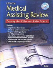 Cover of: Glencoe Medical Assisting Review by Jahangir Moini, Jahangir Moini