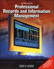 Cover of: Professional Records And Information Management Student Edition with CD-ROM by Jeffrey R Stewart