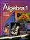 Cover of: Algebra 1