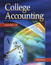 Cover of: College Accounting Student Edition Chapters 1-32 by John Ellis Price, Sue C. Camp