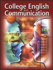 Cover of: College English and communication