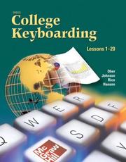 Cover of: Gregg College Keyboarding Lessons 1-20