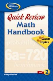 Cover of: Quick Review Math Handbook by McGraw-Hill