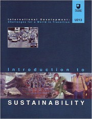 Cover of: Introduction to Sustainability