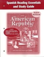 Cover of: The American Republic to 1877, Spanish Reading Essentials and Study Guide, Student Edition by McGraw-Hill