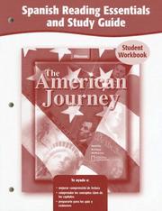 Cover of: The American Journey and The American Journey, Reconstruction to the Present, Spanish Reading Essentials and Study Guide, Workbook by McGraw-Hill