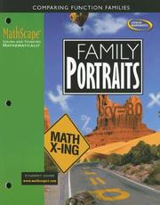 Cover of MathScape: Seeing and Thinking Mathematically, Course 3, Family Portraits, Student Guide (Mathscape:  Seeing and Thinking Mathematically) by McGraw-Hill