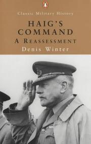 Haig's Command by Denis Winter