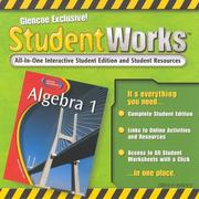 Cover of: Glencoe Algebra 1, StudentWorks | McGraw-Hill