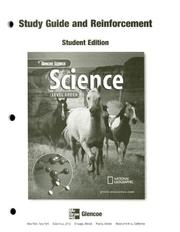 Cover of Glencoe Science: Level Green, Reinforcement and Study Guide, Student Edition (Glencoe Science: Level Green) by McGraw-Hill