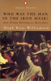 Cover of: Who was the man in the iron mask?: and other historical mysteries