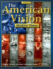 Cover of: The American Vision by Joyce Oldham Appleby, PhD, Alan Brinkley, Albert S. Broussard