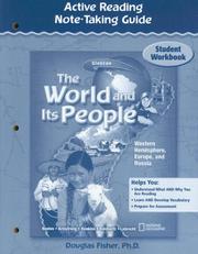 Cover of: The World and Its People, Western Hemisphere, Europe and Russia, Active Reading Note-Taking Guide, Student Edition by McGraw-Hill