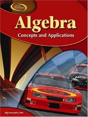 Cover of: Algebra by McGraw-Hill