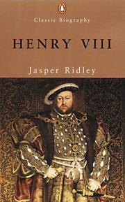 Cover of: Henry VIII by Jasper Ridley