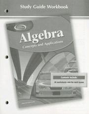 Cover of: Algebra by McGraw-Hill