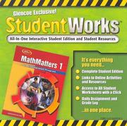 Cover of: MathMatters 1 by McGraw-Hill