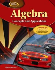 Cover of: Algebra by McGraw-Hill