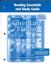Cover of: The American Vision, Reading Essentials and Study Guide, Workbook