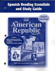 Cover of: The American Republic Since 1877, Spanish Reading Essentials and Study Guide, Workbook