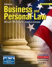 Cover of: Business and Personal Law, Student Edition