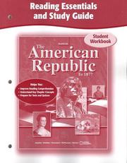 Cover of: The American Republic to 1877, Reading Essentials and Study Guide, Workbook