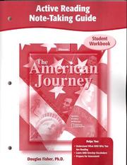 Cover of: The American Journey, Active Reading Note-Taking Guide, Workbook