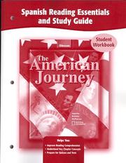Cover of: The American Journey, Spanish Reading Essentials and Study Guide, Workbook by McGraw-Hill
