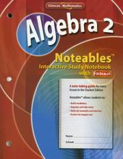 Cover of: Algebra 2, Noteables: Interactive Study Notebook with Foldables (Noteables)