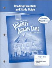 Cover of: Journey Across Time, Early Ages, Reading Essentials and Study Guide, Workbook