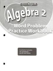 Cover of: Algebra 2, Word Problems Practice Workbook