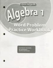 Cover of: Algebra 1, Word Problems Practice Workbook