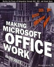 Cover of: Making Microsoft office work by Ralph Soucie