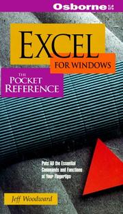 Cover of: Excel for Windows