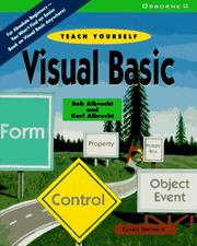 Cover of: Teach yourself Visual Basic by Bob Albrecht, Karl Albrecht, Bob Albrecht