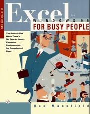 Cover of: Excel for Windows 95 for busy people by Ron Mansfield