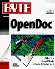 Cover of: Byte guide to OpenDoc