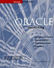 Cover of: Oracle networking